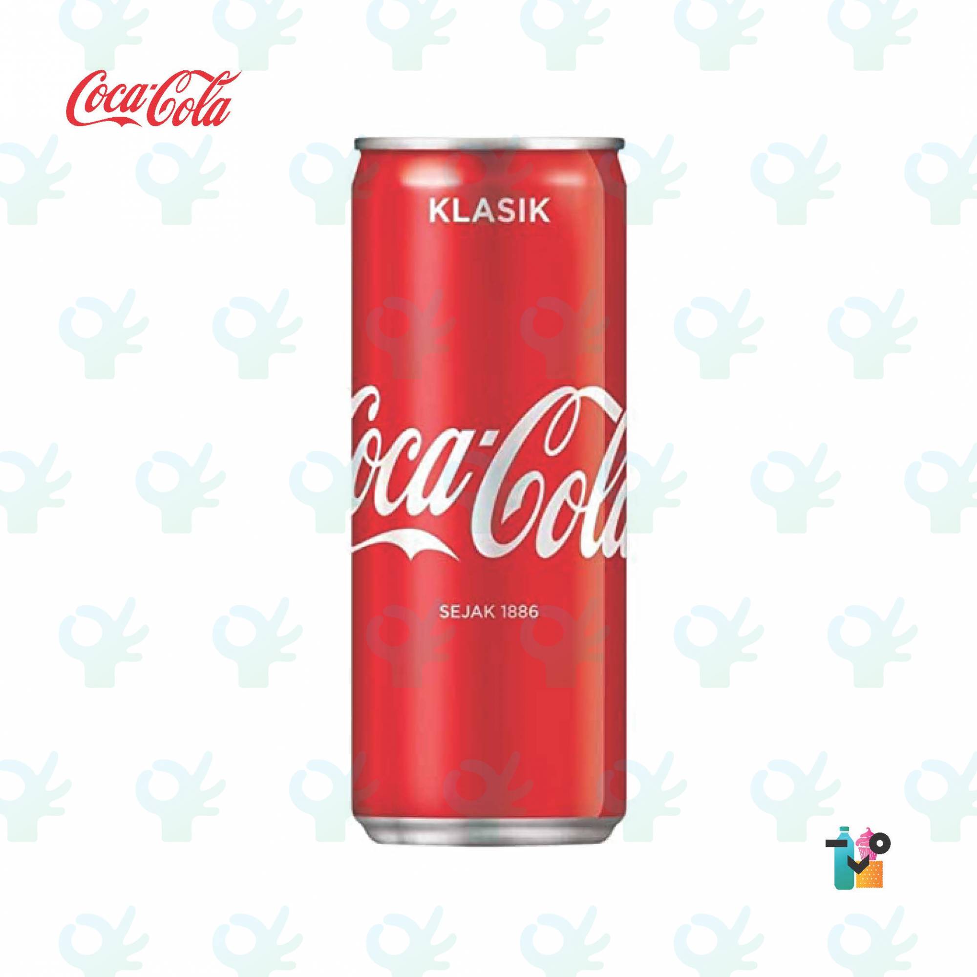 Ofiskita Coca Cola Original Carbonated Drink 320ML 1 Tin / 24 Tins